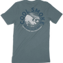 Cool Smoke Steel Blue Short Sleeve T-Shirt