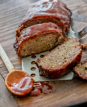 Smoked Venison Meatloaf with Chili Catsup
