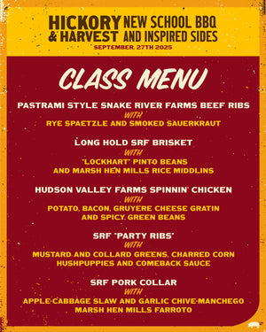 September 27th 2025 Tuffy Stone BBQ School with Special Guest Pitmaster & Chef Shane McBride Hickory & Harvest-New School BBQ & Inspired Sides