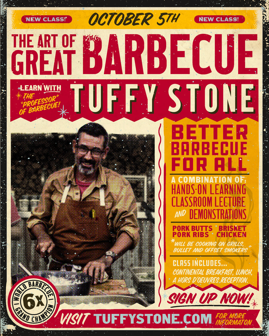 Tuffy Stone BBQ School October 5 2024